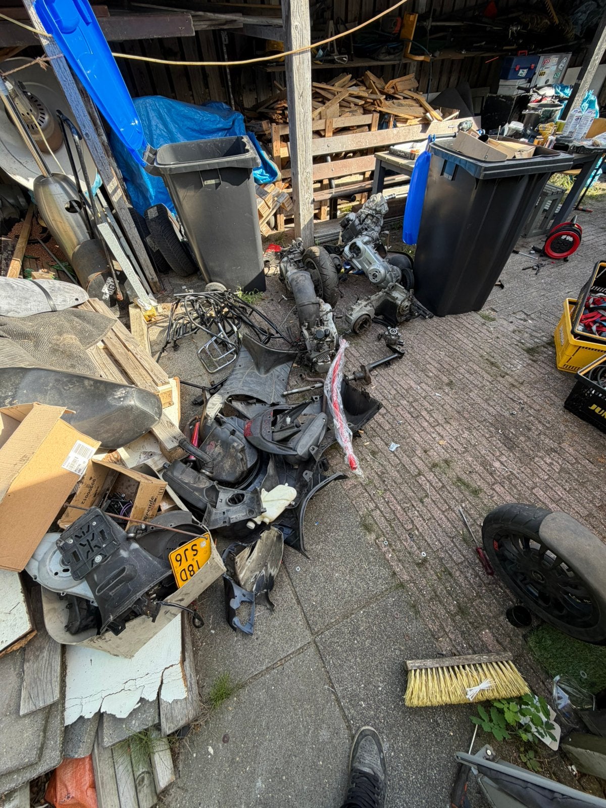 Zip 70cc vespa 125/180 onderdelen, Ophalen of Verzenden, Zo goed als nieuw