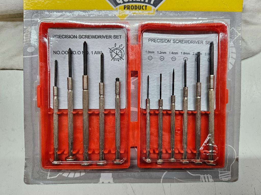 Precisie Schroevendraaier Set - 11 delig, Ophalen of Verzenden, Nieuw