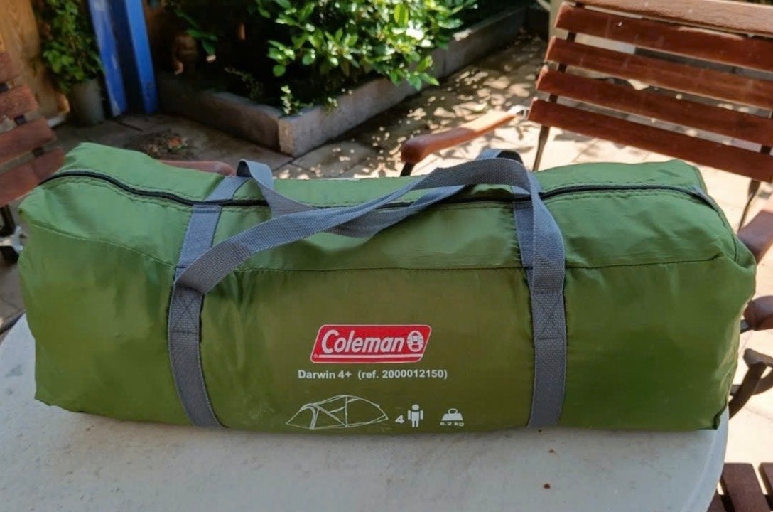 Coleman Darwin 4+ Koepeltent - 4 persoons, Caravans en Kamperen, Tenten, Ophalen, Gebruikt, Tot en met 4