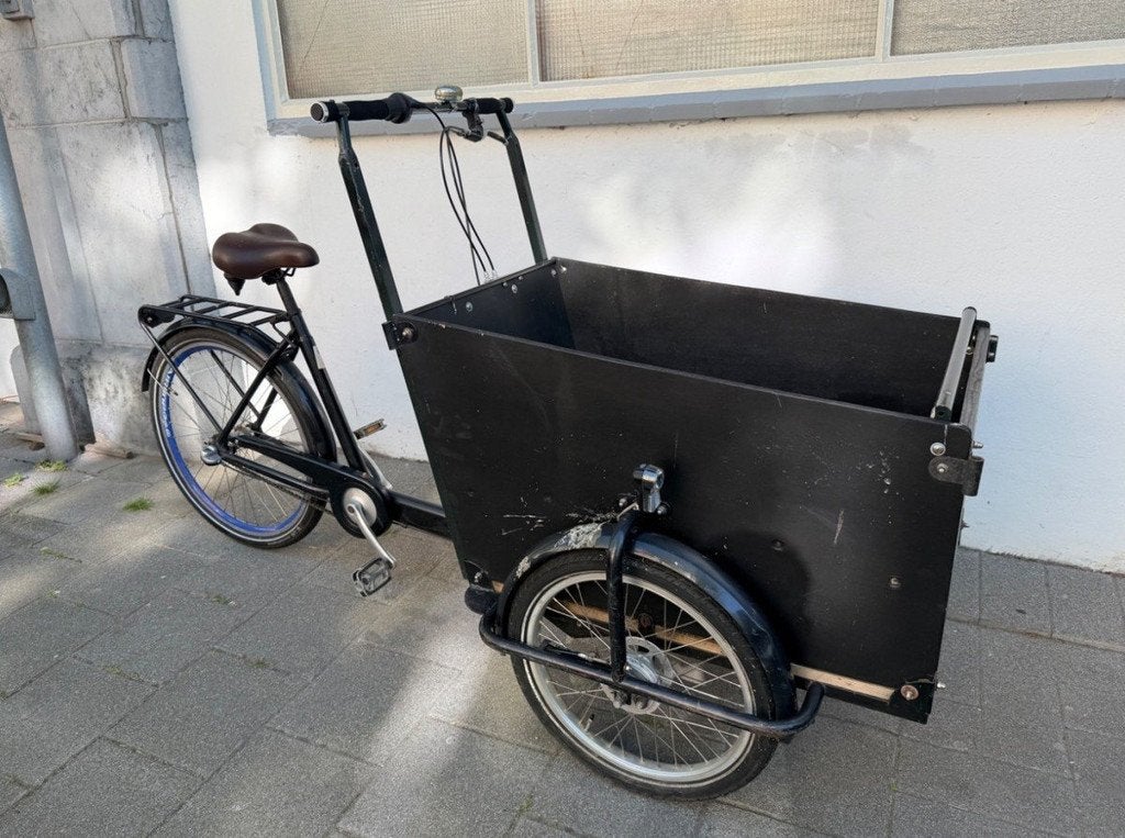 Babboe Big Zwart, Fietsen en Brommers, Fietsen | Bakfietsen, Gebruikt, Overige merken