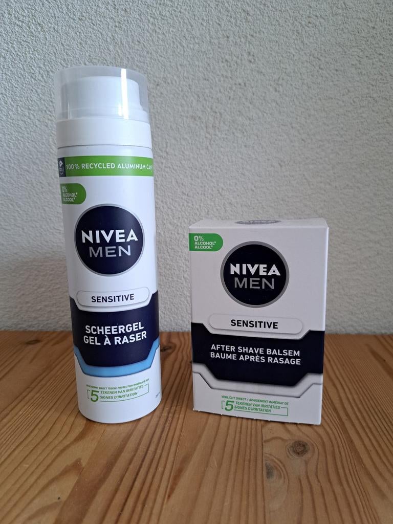 Nivea scheergel en after shave balsem, Ophalen of Verzenden, Nieuw, Overige typen