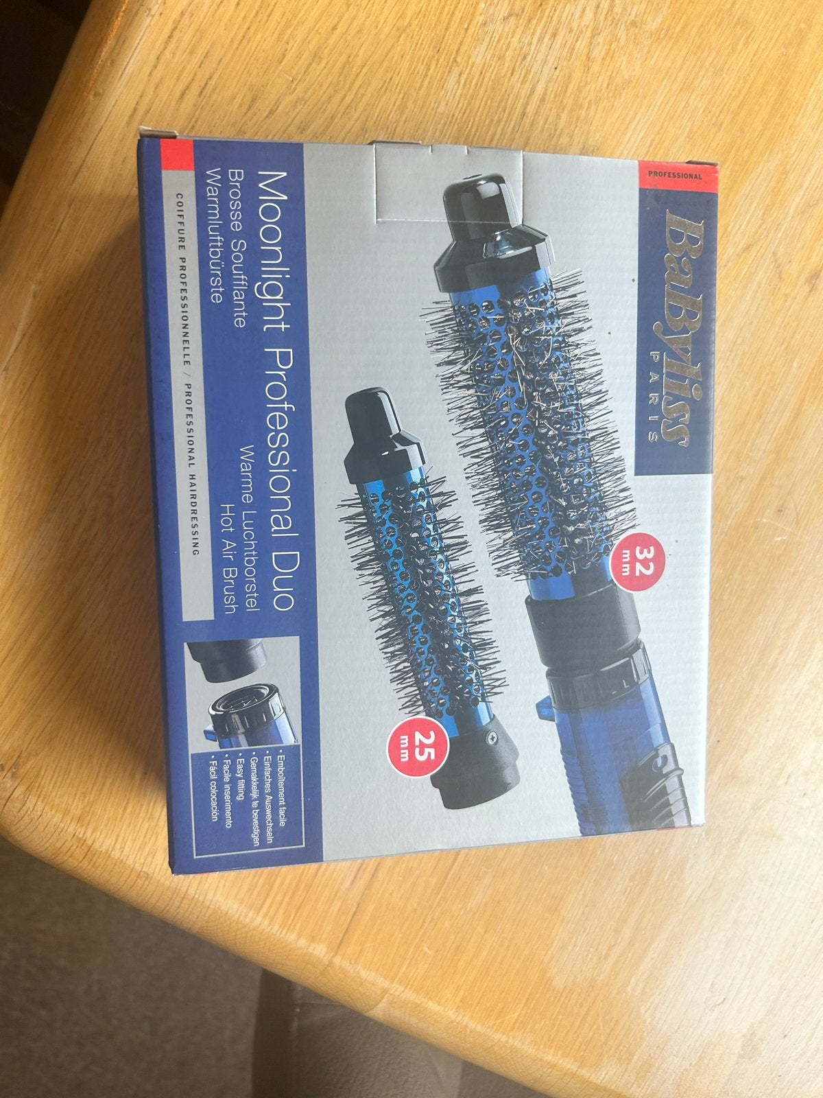 BaByliss Moonlight Professional Duo Warme Luchtborstel, Ophalen, Nieuw, Krultang of Stijltang