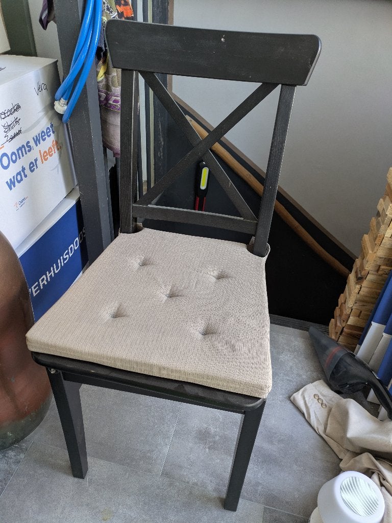 Ikea ingolf stoel, Ophalen, Gebruikt, Zwart, Eén