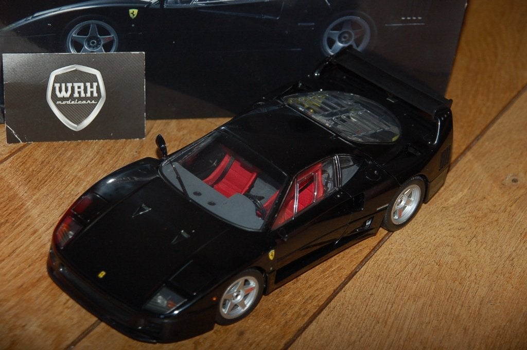 1:18 FERRARI F40 Lighweight LM wing black Kyosho HE WRH, Hobby en Vrije tijd, Modelauto's | 1:18, Verzenden, Zo goed als nieuw