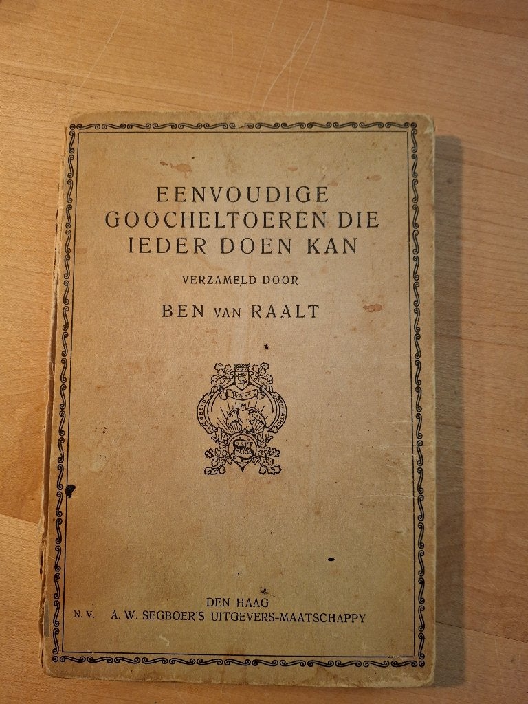 goochelboekjes (5 stuks), Gelezen, Diverse auteurs, Ophalen of Verzenden, Overige uitgevers