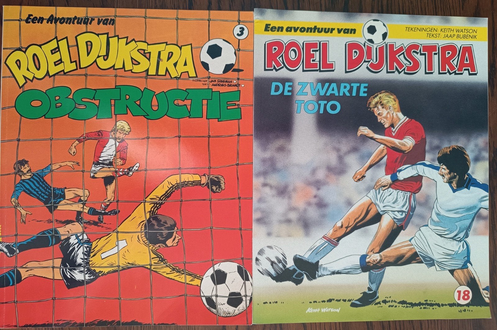 Roel Dijkstra strips: nr. 3 (1978) en nr. 18 (1992), Meerdere stripboeken, Ophalen of Verzenden, Gelezen