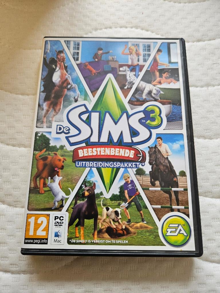 Sims 3 uitbreidingspakket beestenbende, Spelcomputers en Games, Games | Pc, Ophalen, Puzzel en Educatief, 1 speler, Zo goed als nieuw