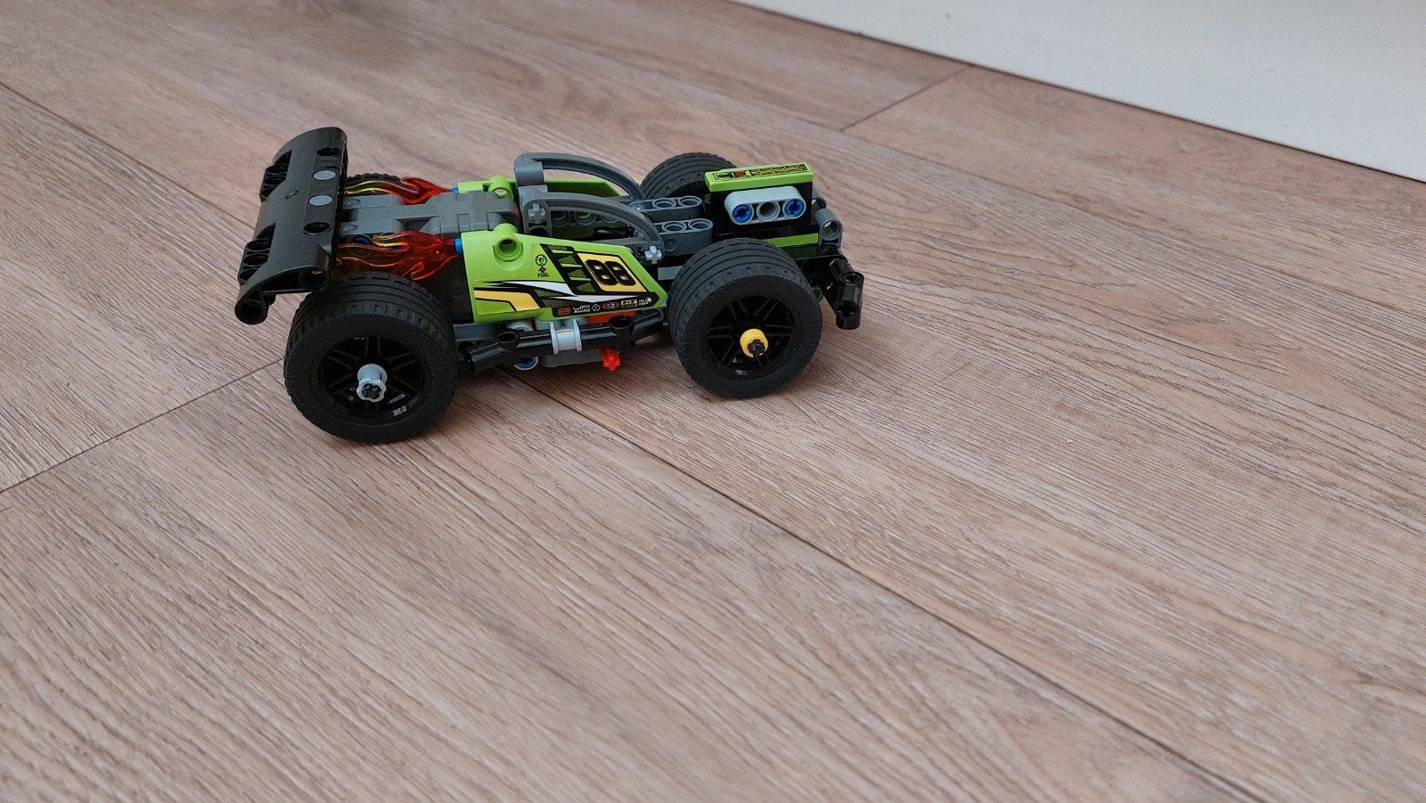 Technic  WHACK! (42072) met pull-back motor, Gebruikt, Lego, Inclusief instructies, Ophalen of Verzenden