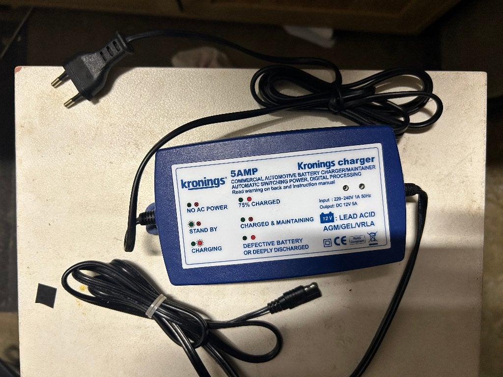 Kronings druppellader 5 Ampere, Ophalen of Verzenden, Gebruikt