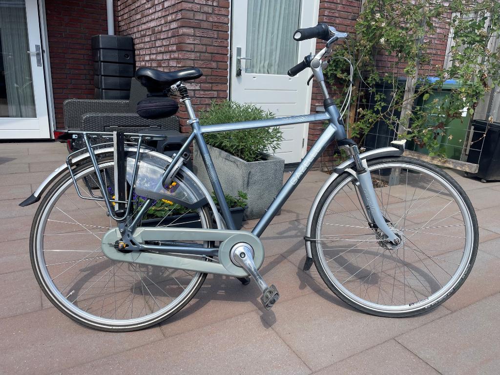 Gazelle Paris herenfiets, Ophalen, Gebruikt, Versnellingen, 57 tot 61 cm