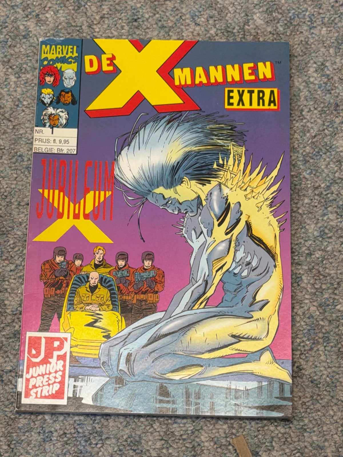 Marvel Comics De X Mannen Extra - Junior Press Strip, Eén stripboek, Ophalen of Verzenden, Gelezen