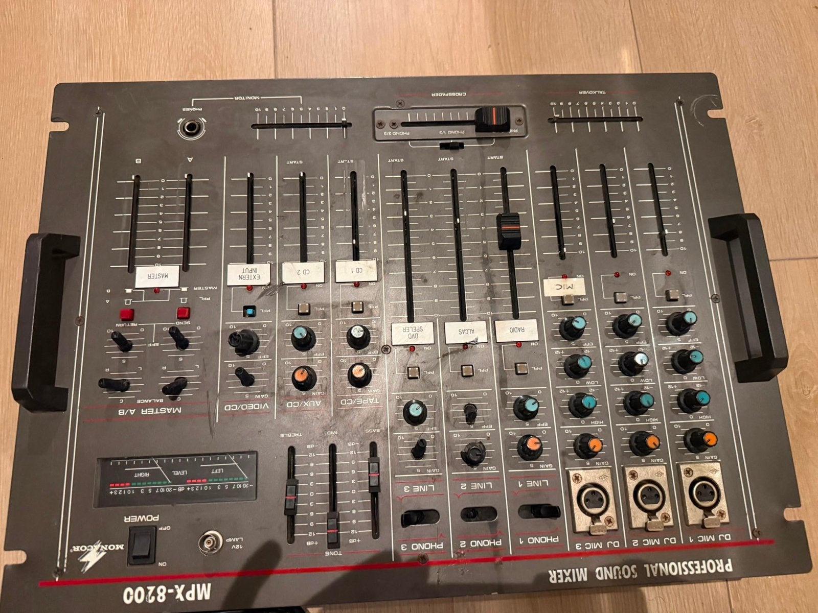 Monacor MPX-8200 Professionele Sound Mixer, Muziek en Instrumenten, Ophalen, Gebruikt, 10 tot 20 kanalen, Microfooningang