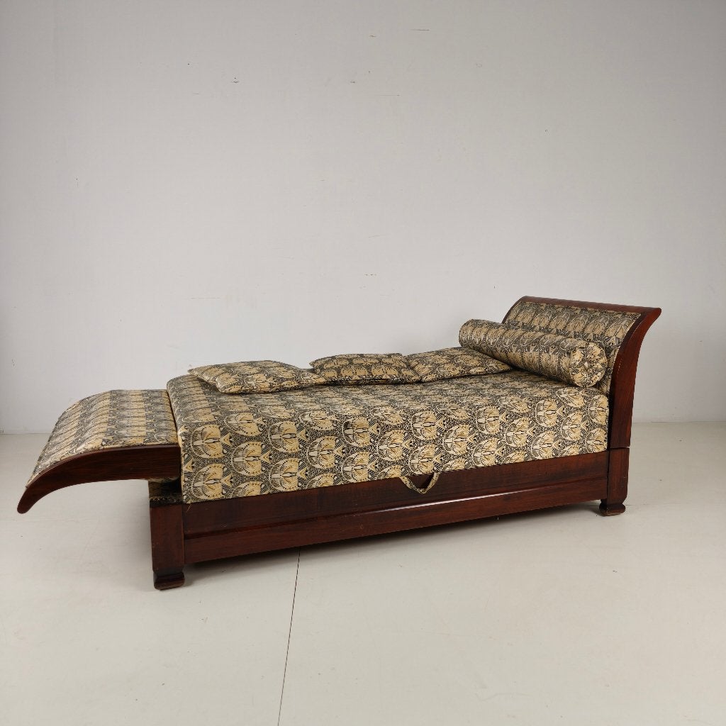 Art Deco daybed met opbergruimte en verstelbare standen, Ophalen of Verzenden