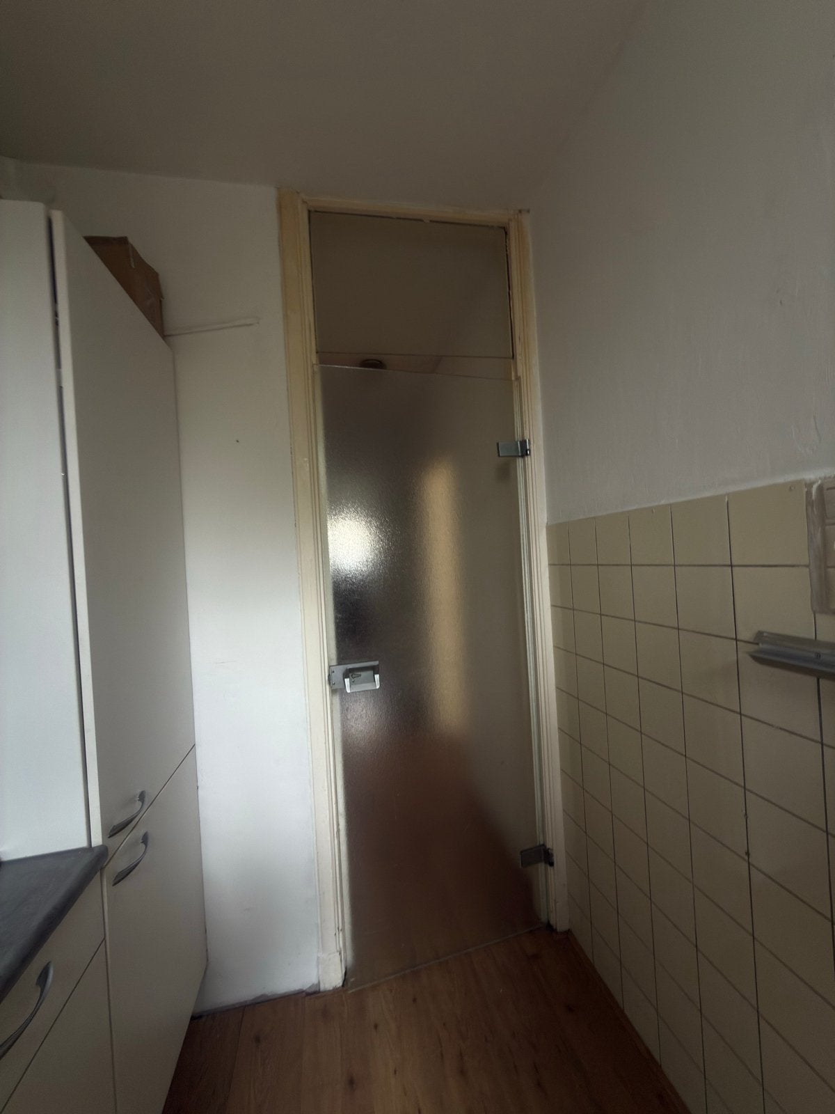 Glazen deur 2x, inclusief beslag, Doe-het-zelf en Verbouw, Gebruikt, Minder dan 80 cm, Binnendeur, Ophalen of Verzenden