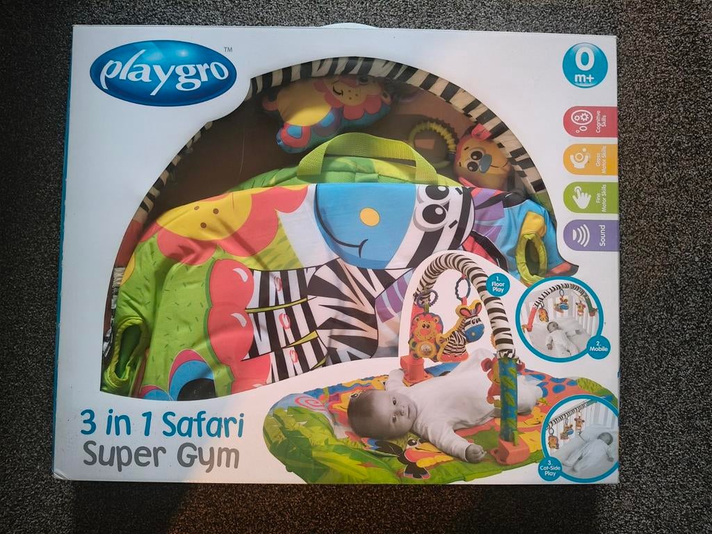 Play en gro 3 in 1 safari super gym, Ophalen, Zo goed als nieuw