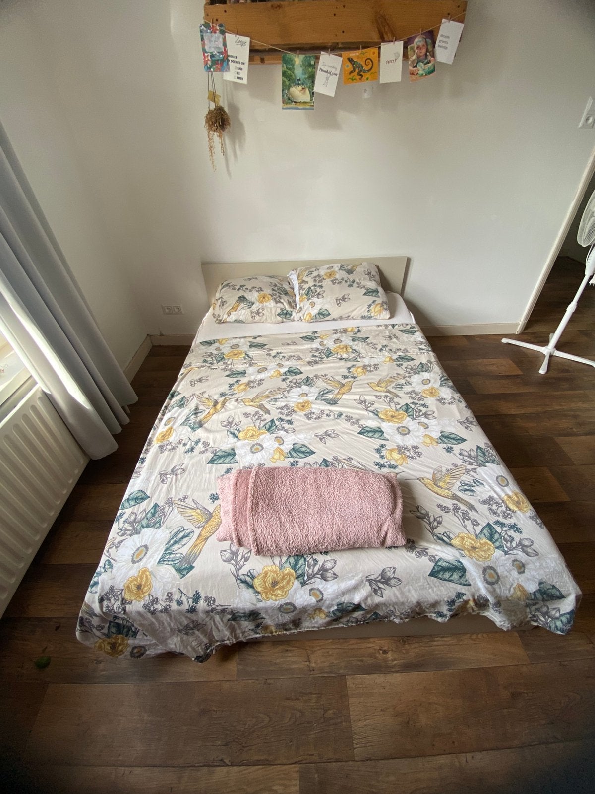 2 persoonsbed, Huis en Inrichting, Slaapkamer | Bedden, Ophalen, Gebruikt, Tweepersoons, 140 cm