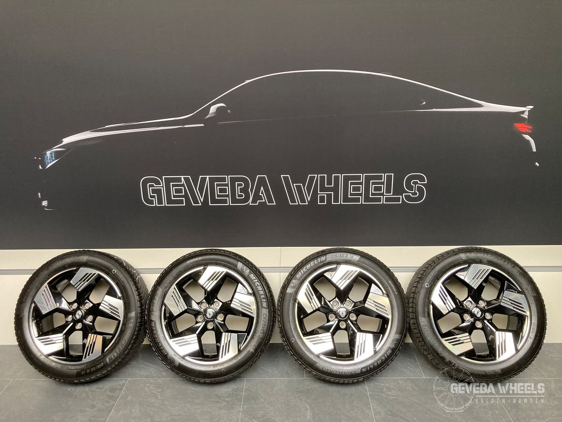 18” originele Renault Captur Symbioz Arkana velgen + banden, 18 inch, -, -, Banden en Velgen