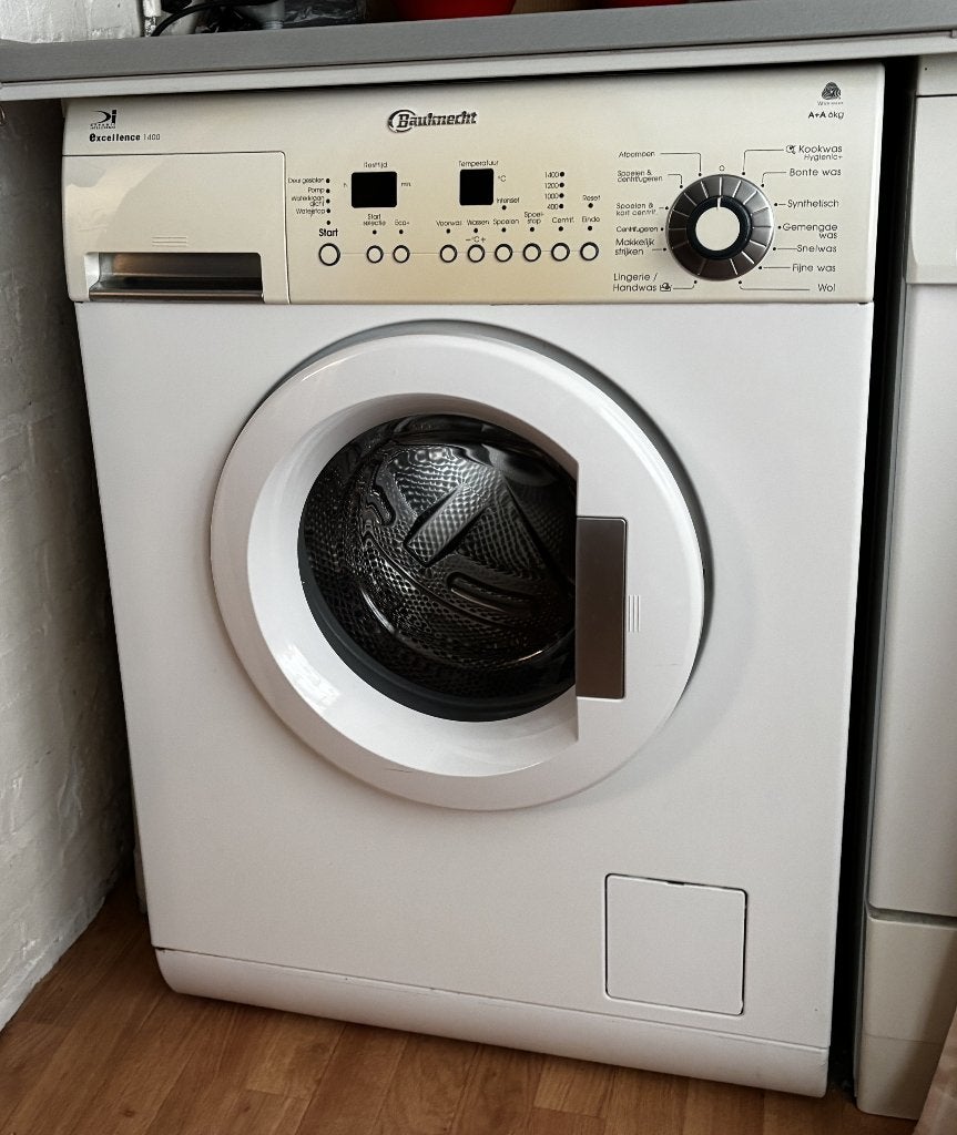 gratis wasmachine bauknecht, Witgoed en Apparatuur, Ophalen, 1200 tot 1600 toeren, Gebruikt, Voorlader