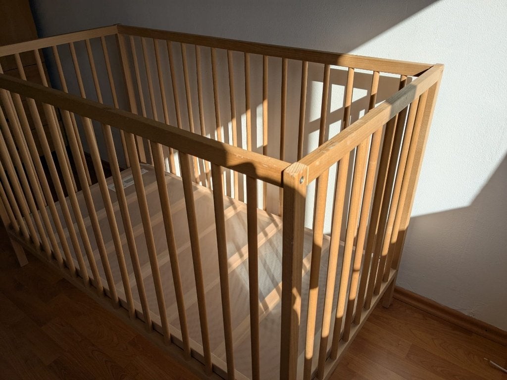 Babybed, Kinderen en Baby's, Ophalen, Zo goed als nieuw, Ledikant