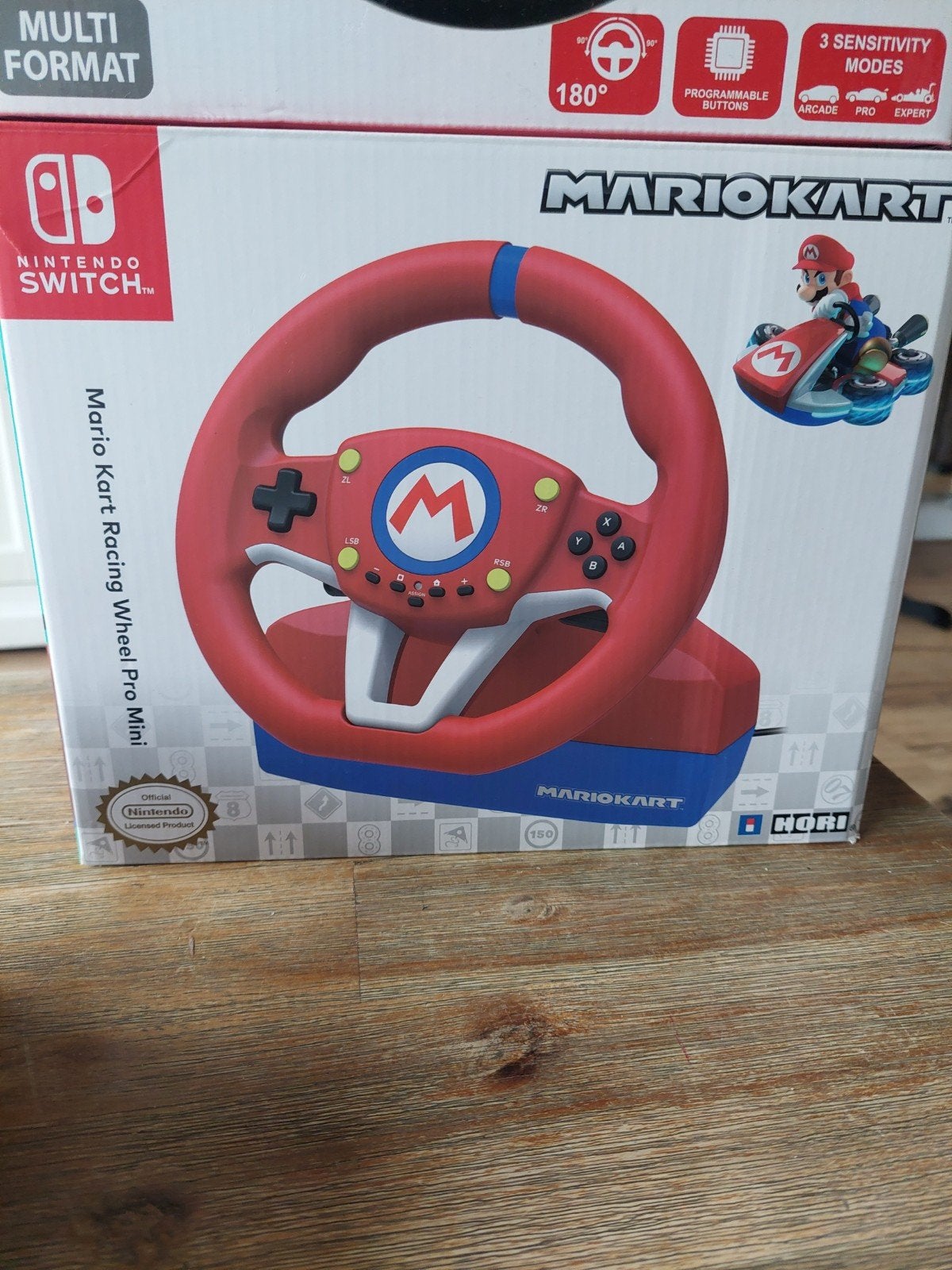 Mario Kart Racing Wheel Pro Mini voor Nintendo Switch, Ophalen of Verzenden, Zo goed als nieuw, Met 1 controller, Switch Original
