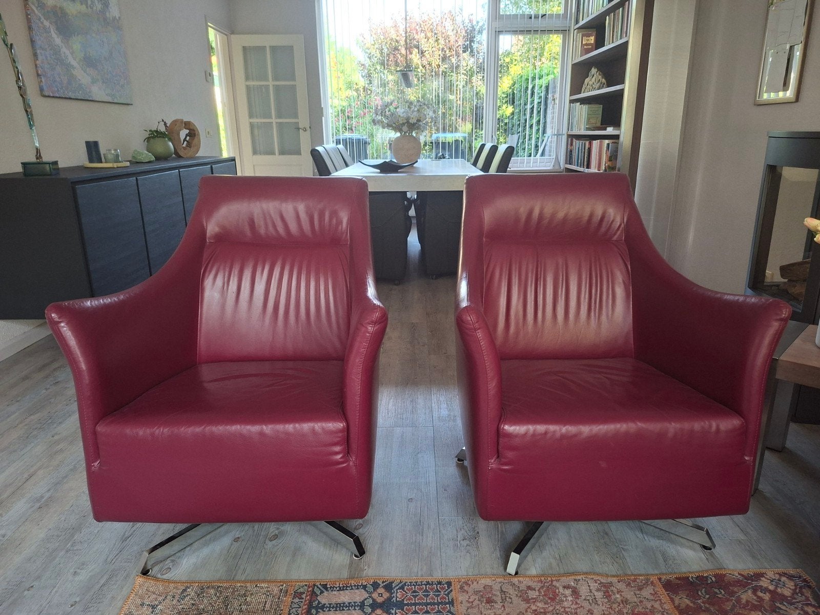 Draaibare fauteuils, Ophalen, Gebruikt, 75 tot 100 cm, 50 tot 75 cm