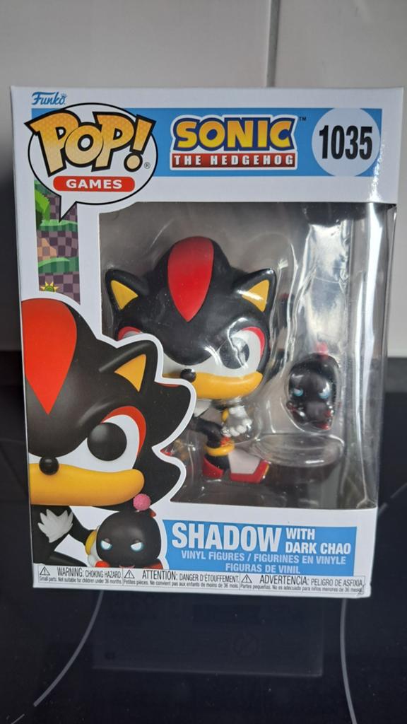 Funko Pop! Sonic The Hedgehog - Shadow With Dark Chao #1035, Ophalen of Verzenden, Nieuw