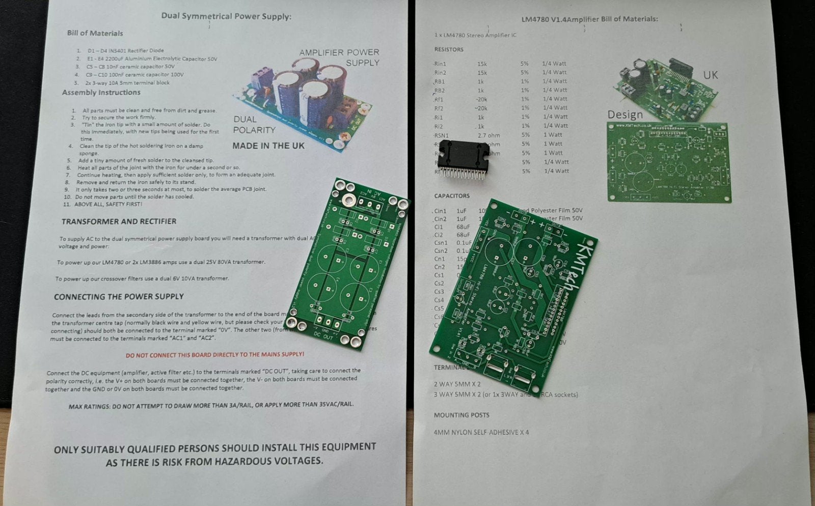 LM4780 versterker module., Ophalen of Verzenden, Nieuw, Overige merken