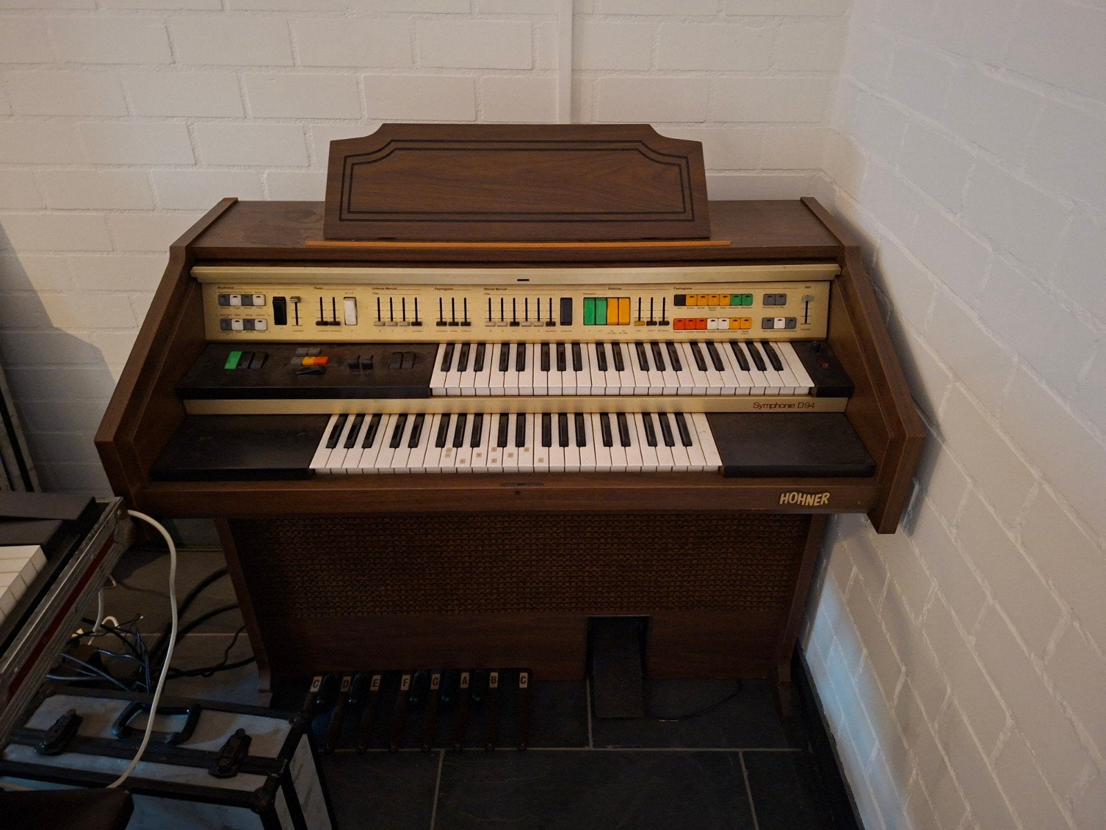 Hohner symphonie d94, Muziek en Instrumenten, Orgels, Ophalen, Gebruikt, 2 klavieren, Orgel