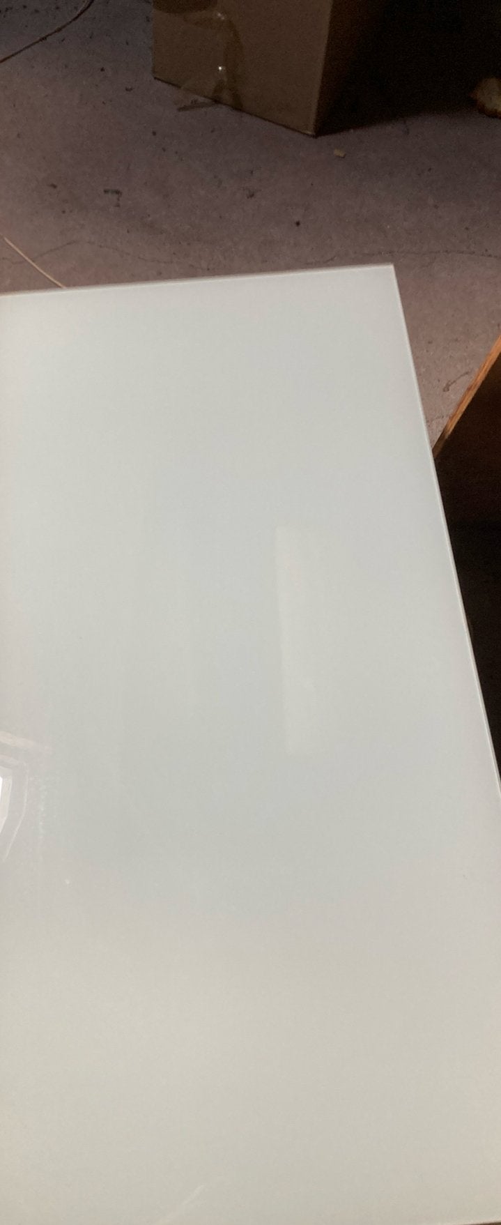 3 glazen schappen 92x44 cm., Ophalen, Gebruikt, Minder dan 80 cm, Glasplaat