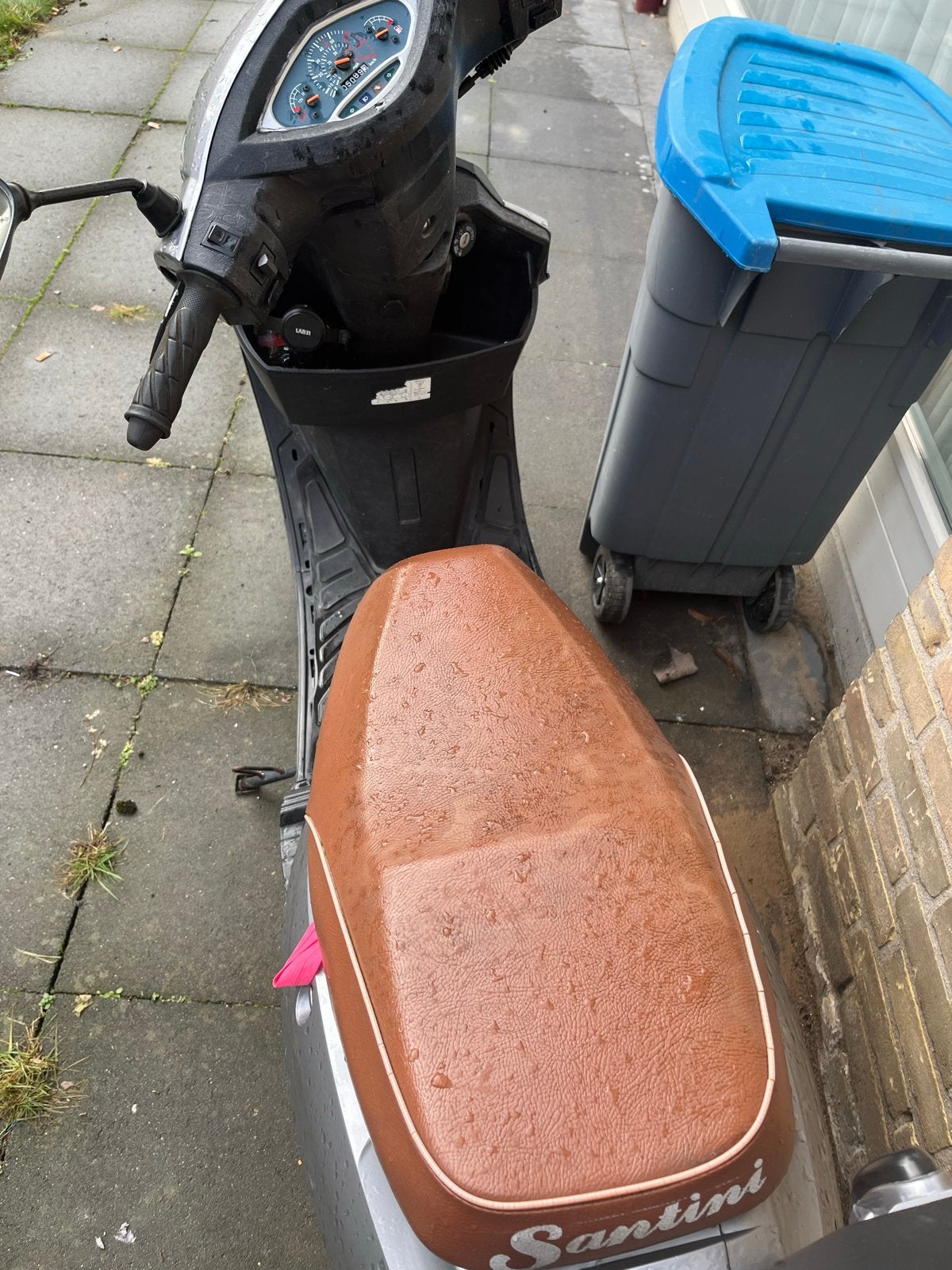 Santini Scooter - Accu vervangen, rijklaar maken!, Fietsen en Brommers, Ophalen of Verzenden, Gebruikt, Benzine, Overige merken