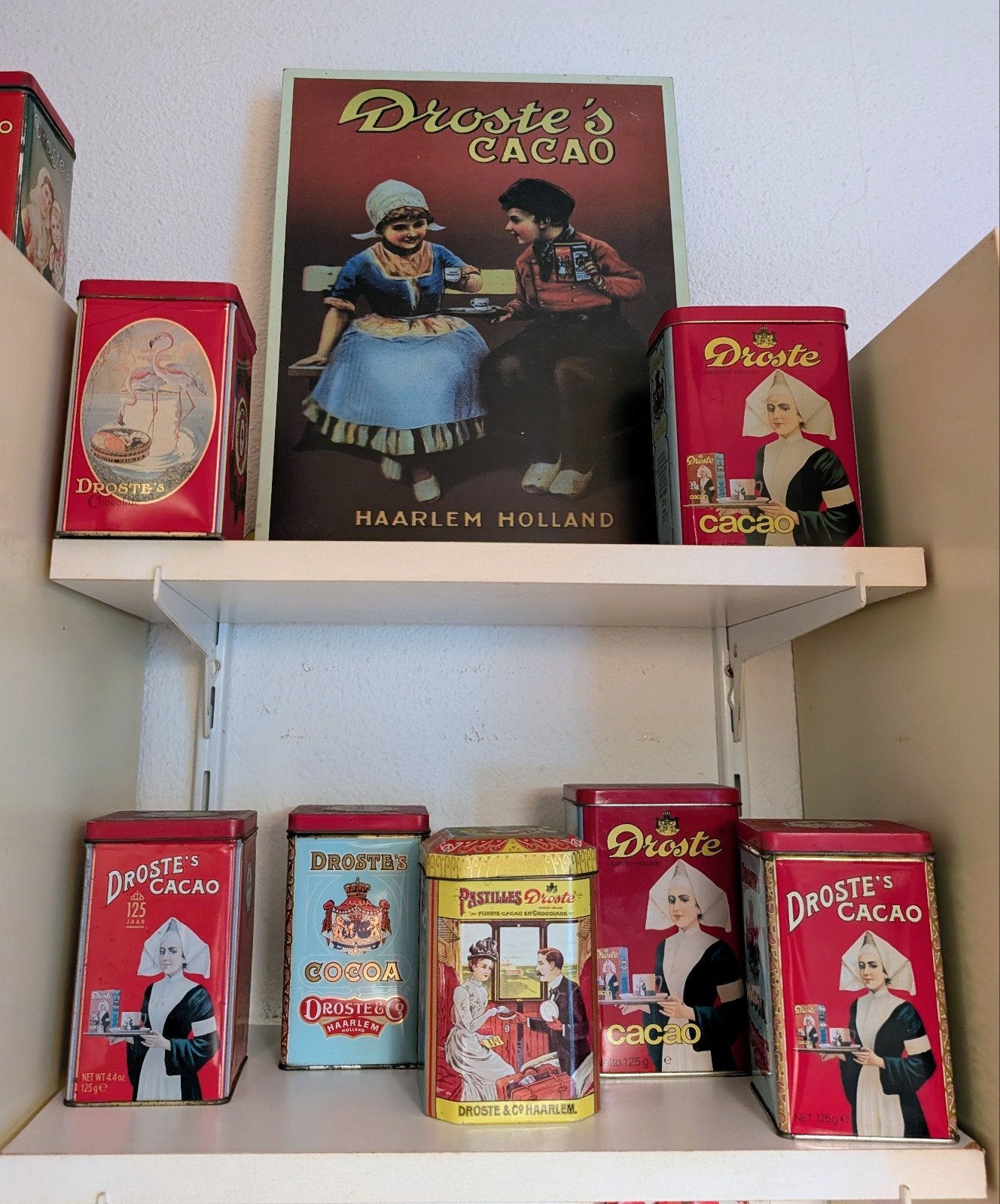 23 Droste Cacao en Pastilles Blikken - Vintage Collectie, Ophalen of Verzenden, Gebruikt, Overige, Droste