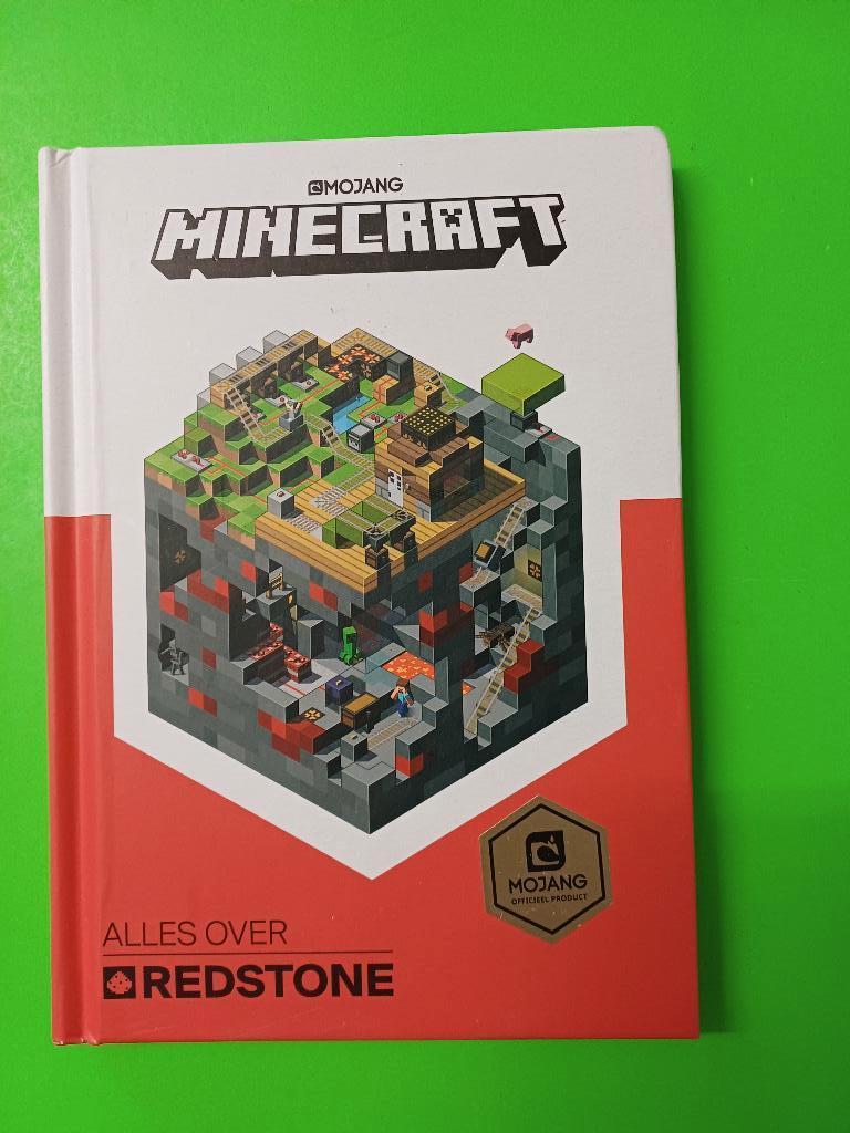Hardcover Boek - Mojang Minecraft - Alles over Redstone, Boeken, Overige Boeken, Ophalen of Verzenden, Gelezen