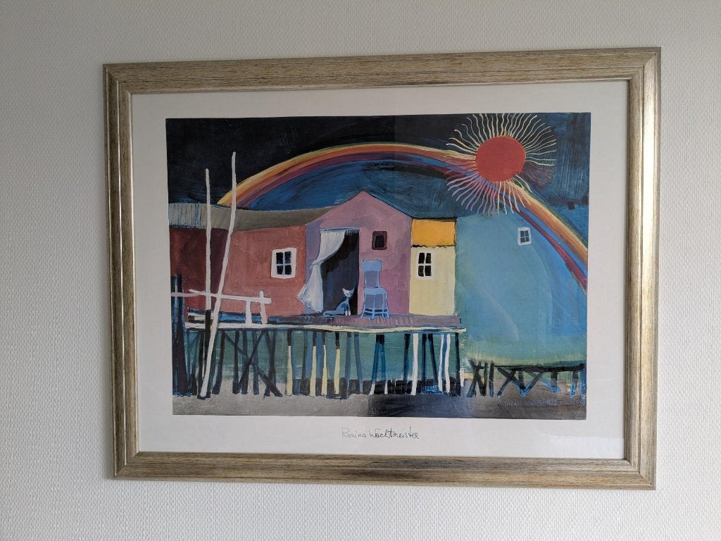 Poster Rosina Wachtmeister, Huis en Inrichting, Woonaccessoires | Schilderijen, Tekeningen en Foto's, Ophalen, 50 – 75, Gebruikt