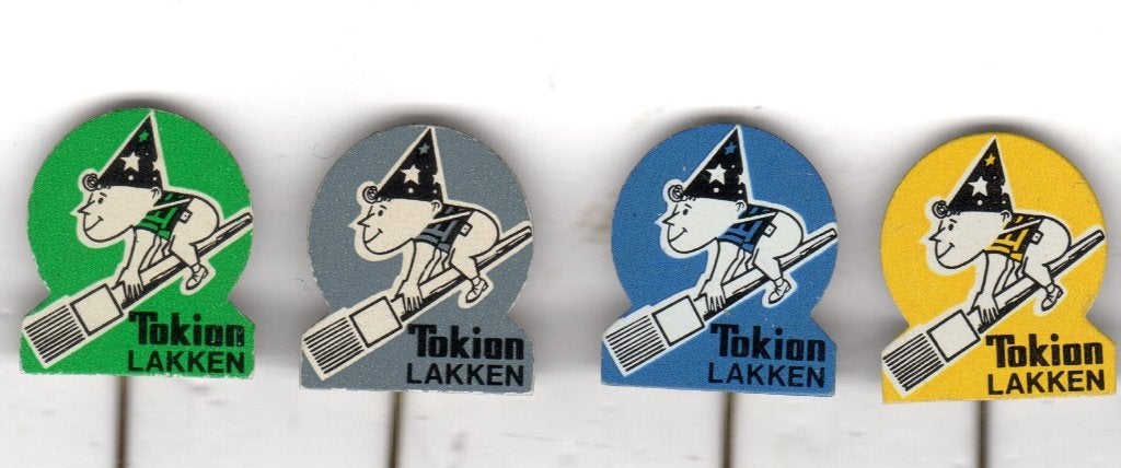 4 speldjes TOKION LAKKEN VERF UITHOORN (A9), Ophalen of Verzenden, Zo goed als nieuw, Overige onderwerpen