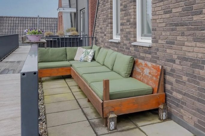 Terrace and Garden Furniture Cushions, green, Tuin en Terras, Ophalen, Zo goed als nieuw