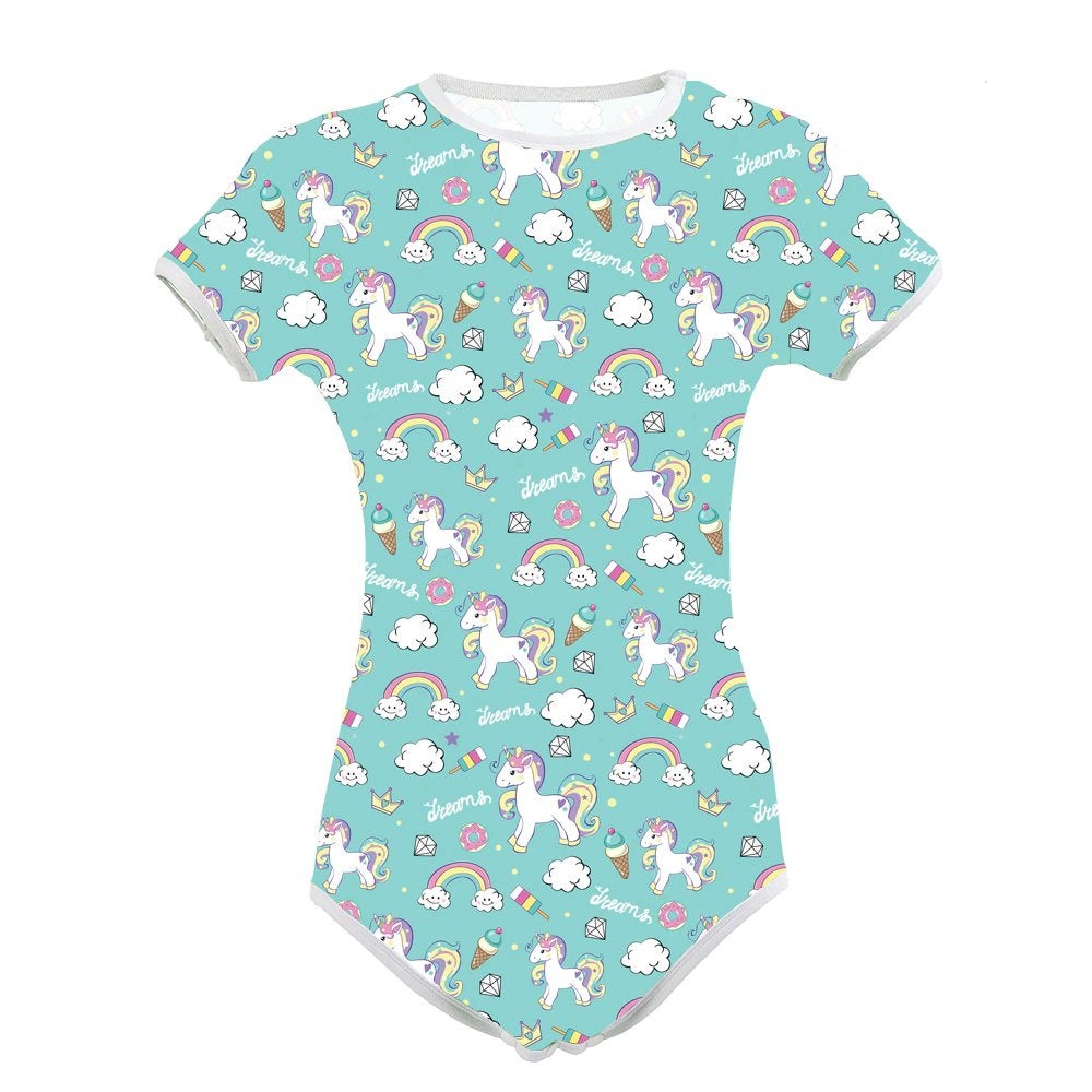 Groene romper / volwassenen luier pakje pyjama onesie, Verzenden, Groen, Overige typen