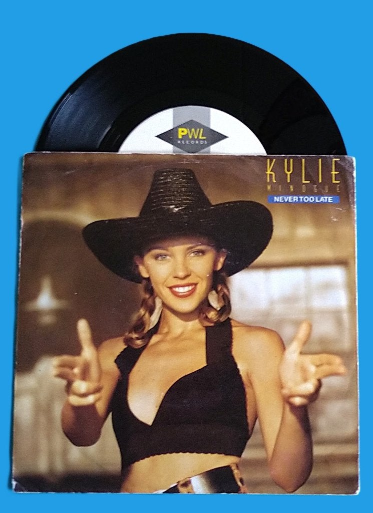Kylie Minogue - Never too late / Kylie’s Smiley mix, Verzenden, Zo goed als nieuw, 7 inch, Pop