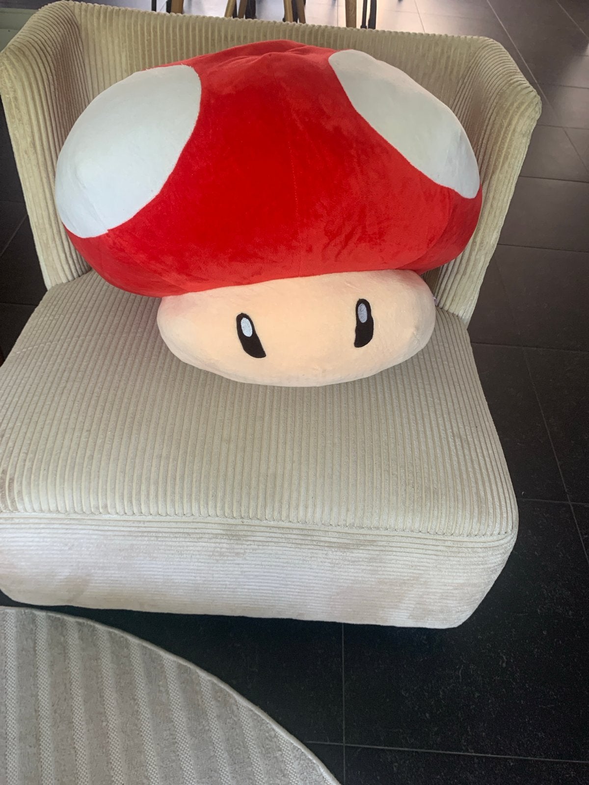 Grote Super Mario Paddenstoel Knuffel, Kinderen en Baby's, Speelgoed | Knuffels en Pluche, Ophalen, Gebruikt, Overige typen, Nintendo