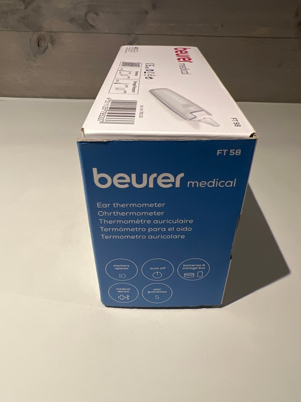 Beurer FT 58 Oorthermometer - Nieuw in doos, N, N, Nieuw, Ophalen of Verzenden