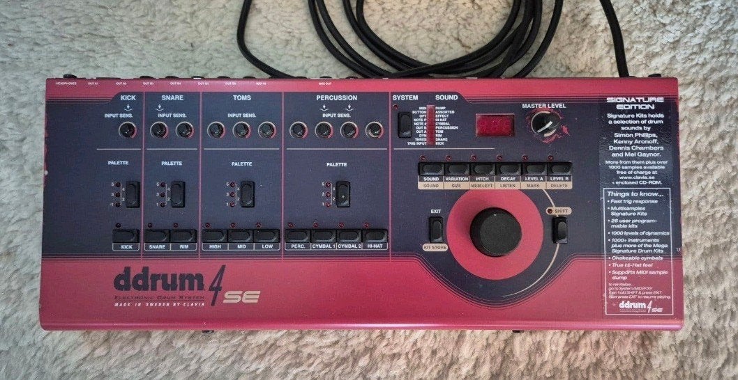 Clavia Nord Ddrum 4SE digitale drum trigger module, Muziek en Instrumenten, Ophalen of Verzenden, Zo goed als nieuw, Roland