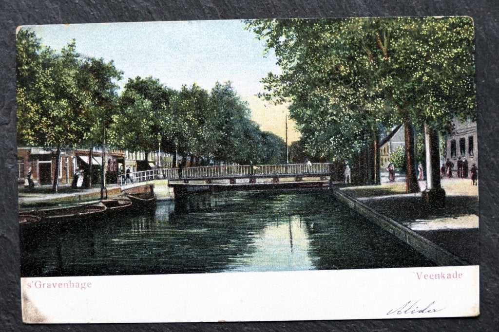 's-Gravenhage, Veenkade, 1904, Verzenden, Voor 1920, Gelopen, Zuid-Holland