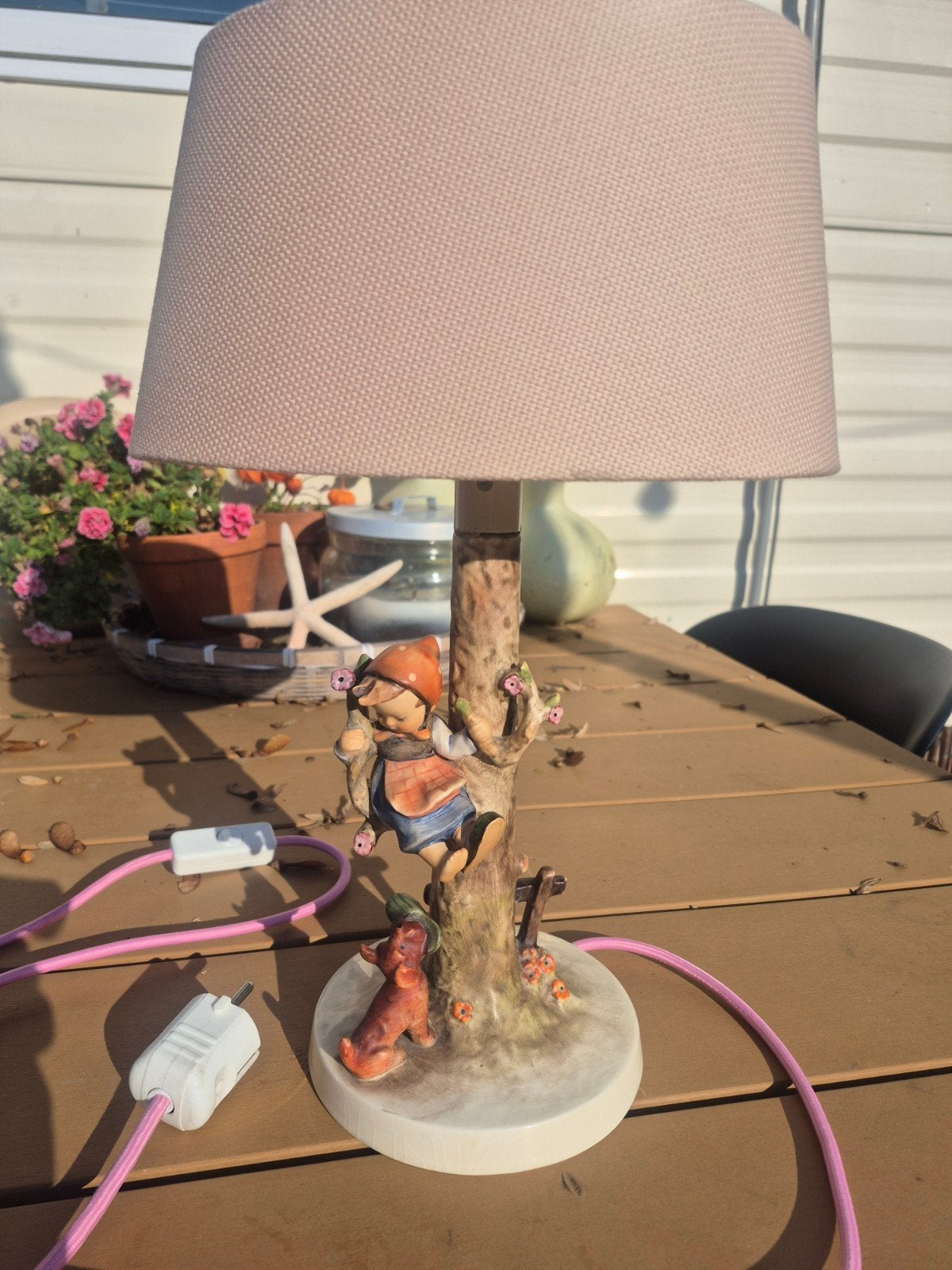 vintage Goebel Hummel lampje, Gebruikt, Overige merken, Vintage, 38 cm