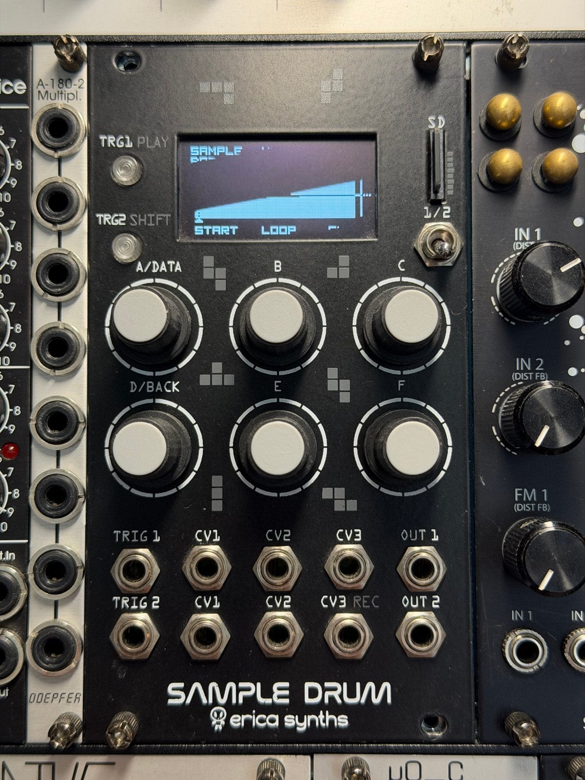 Erica Synths Sample Drum Eurorack Module, Muziek en Instrumenten, Synthesizers, Zo goed als nieuw, Overige merken, Ophalen of Verzenden