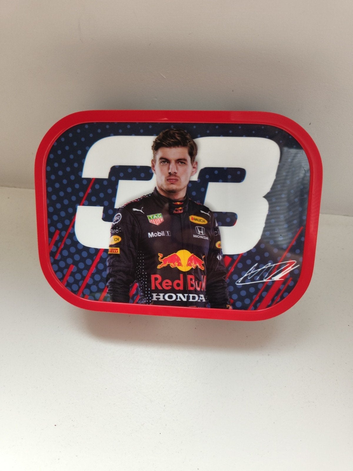 Max Verstappen Broodtrommel - Nieuw in verpakking, Ophalen, Kunststof, Nieuw, Overige merken