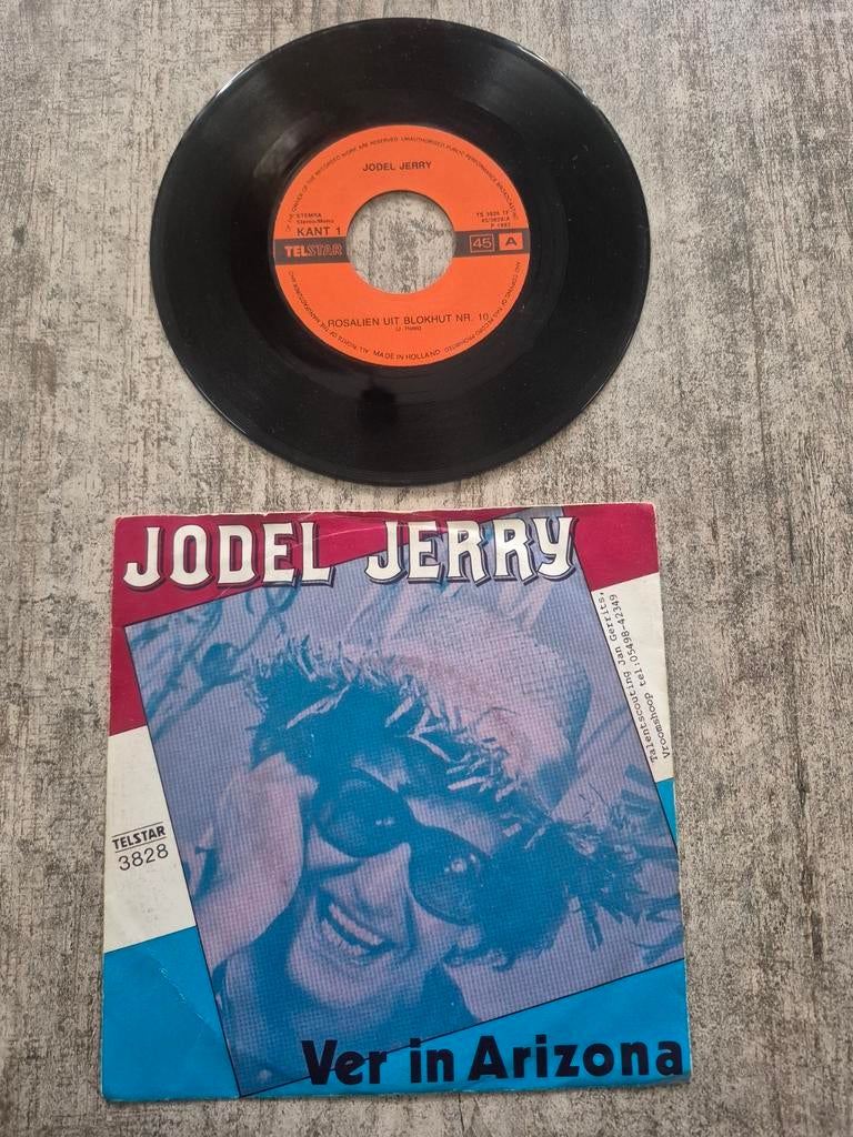 Jodel jerry - rosalien uit blokhut/ ver in Arizona, Cd's en Dvd's, Vinyl | Nederlandstalig, Ophalen of Verzenden, Zo goed als nieuw