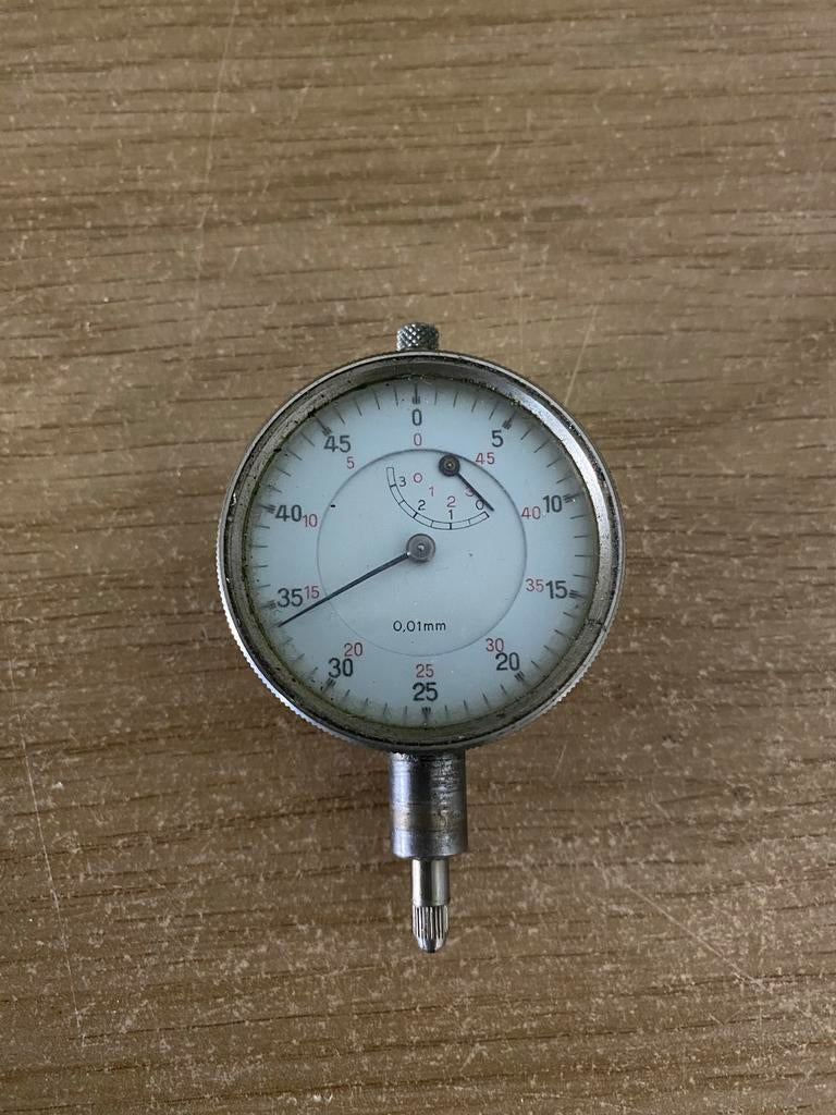 Precisie Meetklok 0.01mm - Gebruikt, Ophalen of Verzenden, Gebruikt