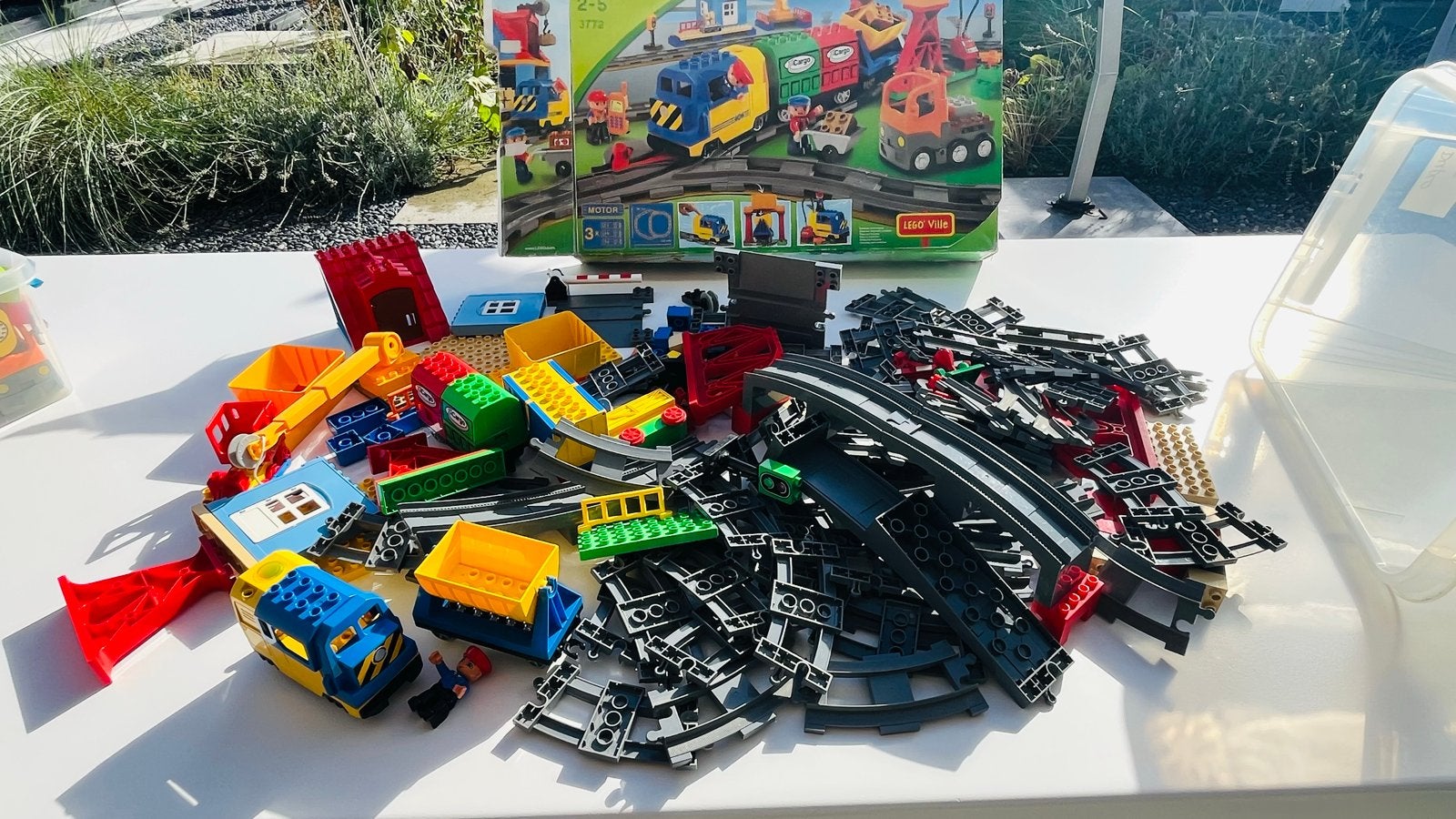 Grote partij LEGO Duplo met complete set 3772, Gebruikt, Ophalen of Verzenden, Duplo, Inclusief doos