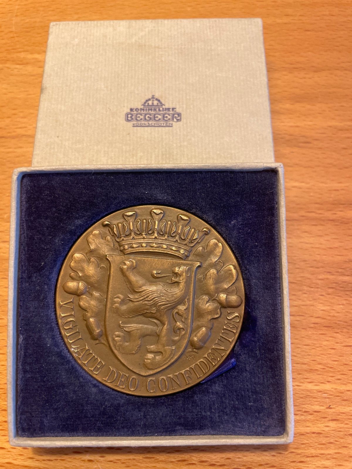 Watersnood 1953 Zuid-Holland Herdenkingsmedaille, Ophalen of Verzenden, Brons, Nederland