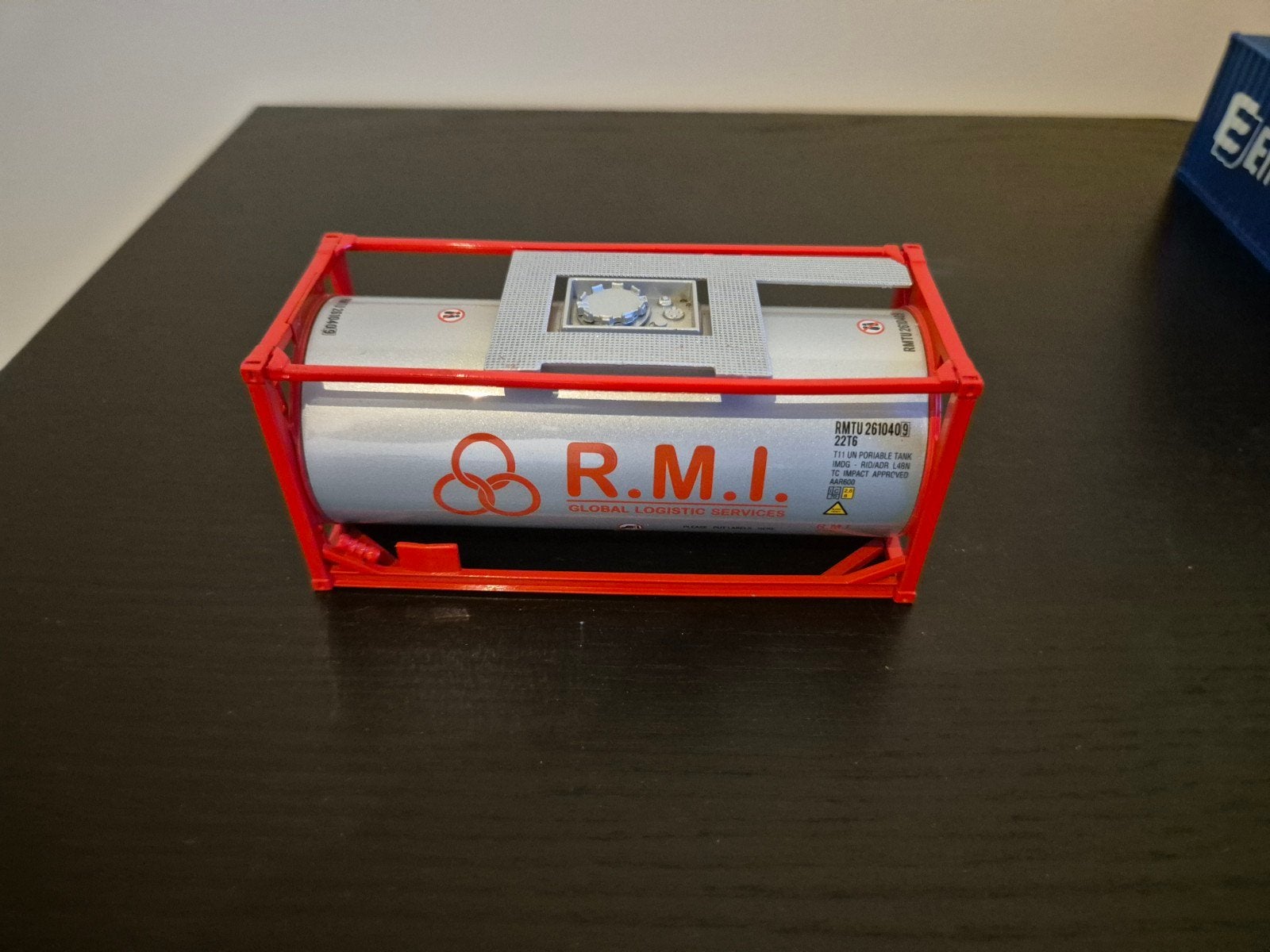 Tekno 2x RMI 20ft tank containers, Verzenden, Bus of Vrachtwagen, Tekno