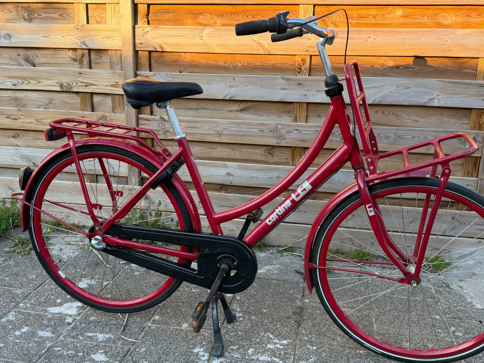 Meisjes omafiets cortina, Fietsen en Brommers, Fietsen | Dames | Damesfietsen, Ophalen, Gebruikt, Overige merken